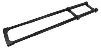 Extendable Surface Mount Handle for Cases With Three Extension Steps